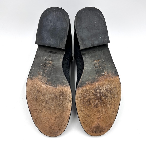 Eileen Fisher Leaf 2 Black Nubuck Leather Ankle Boots Size 8 - Picture 7 of 10